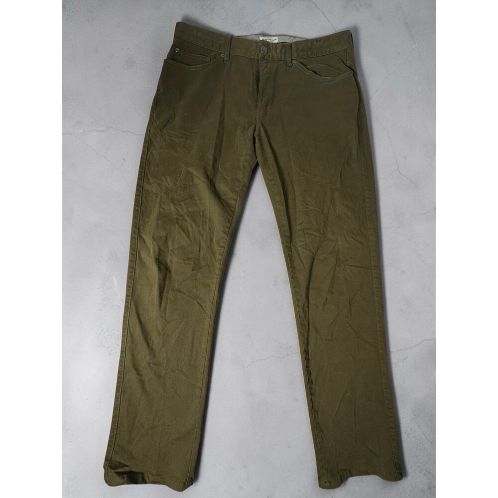 Peter Millar Pants Men 35 Sage Green Chino Golf Straight Performance Stretch